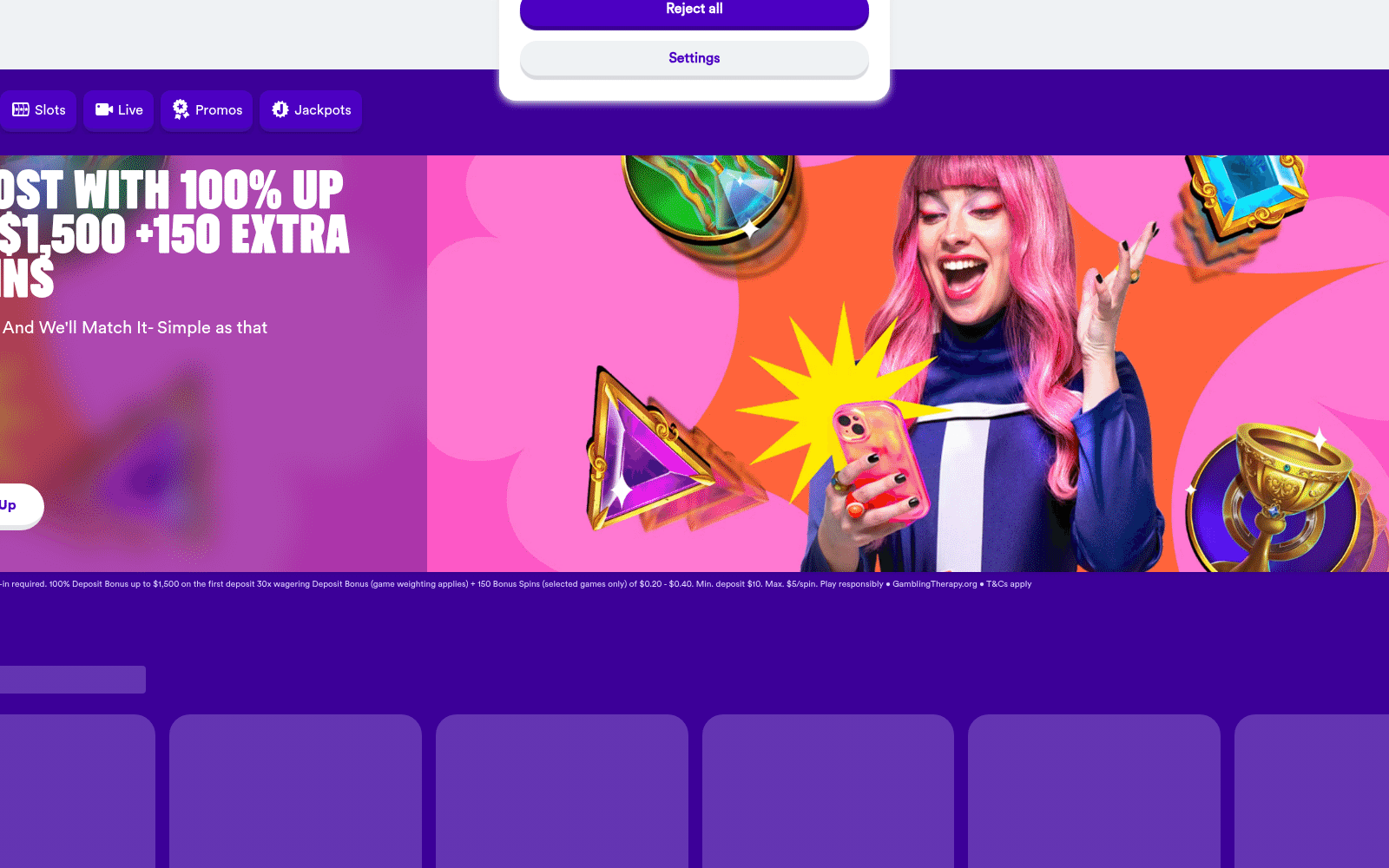Colourful Casumo Casino NZ welcome offer artwork